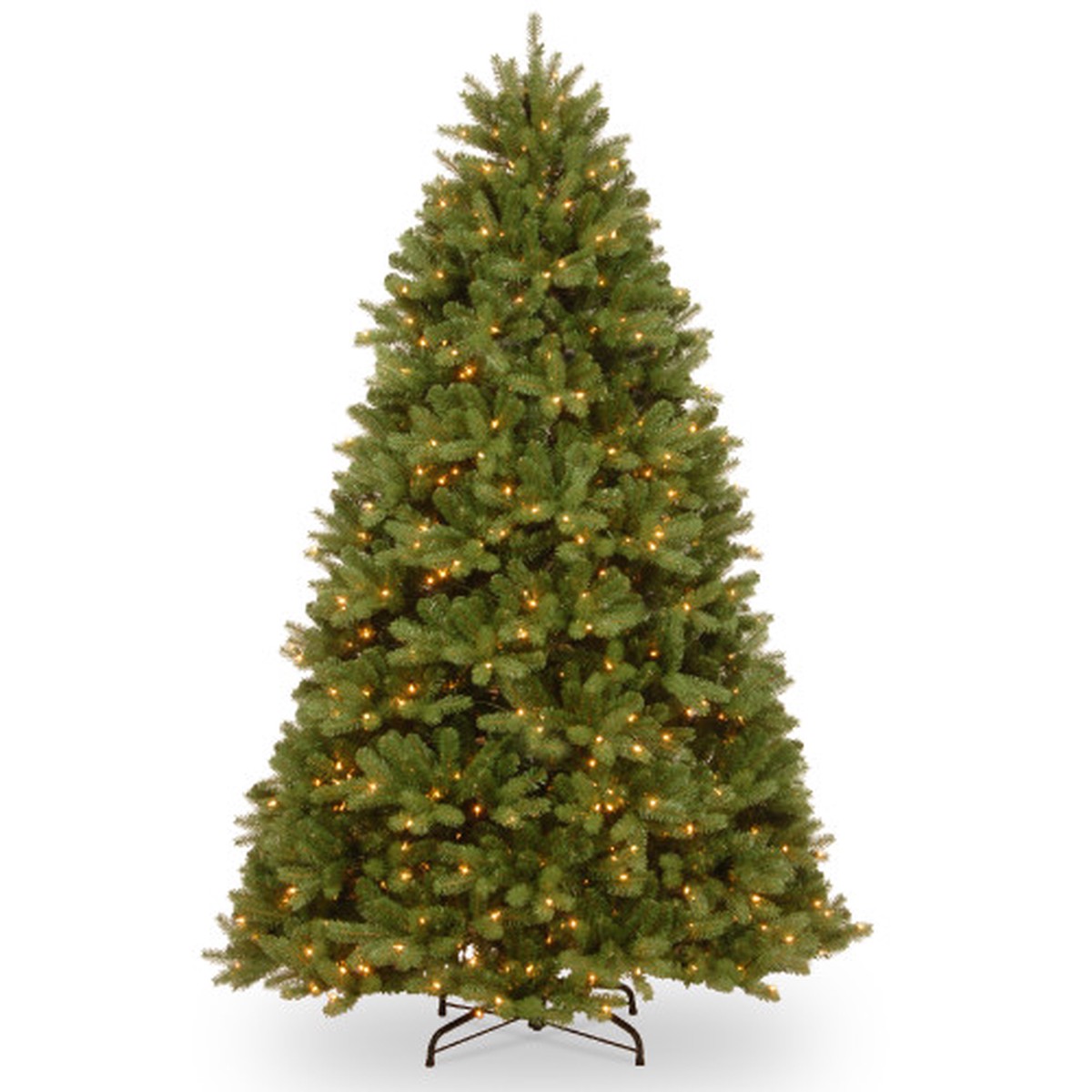 6 Pre-Lit Newberry Spruce Artificial Christmas Tree, White Lights