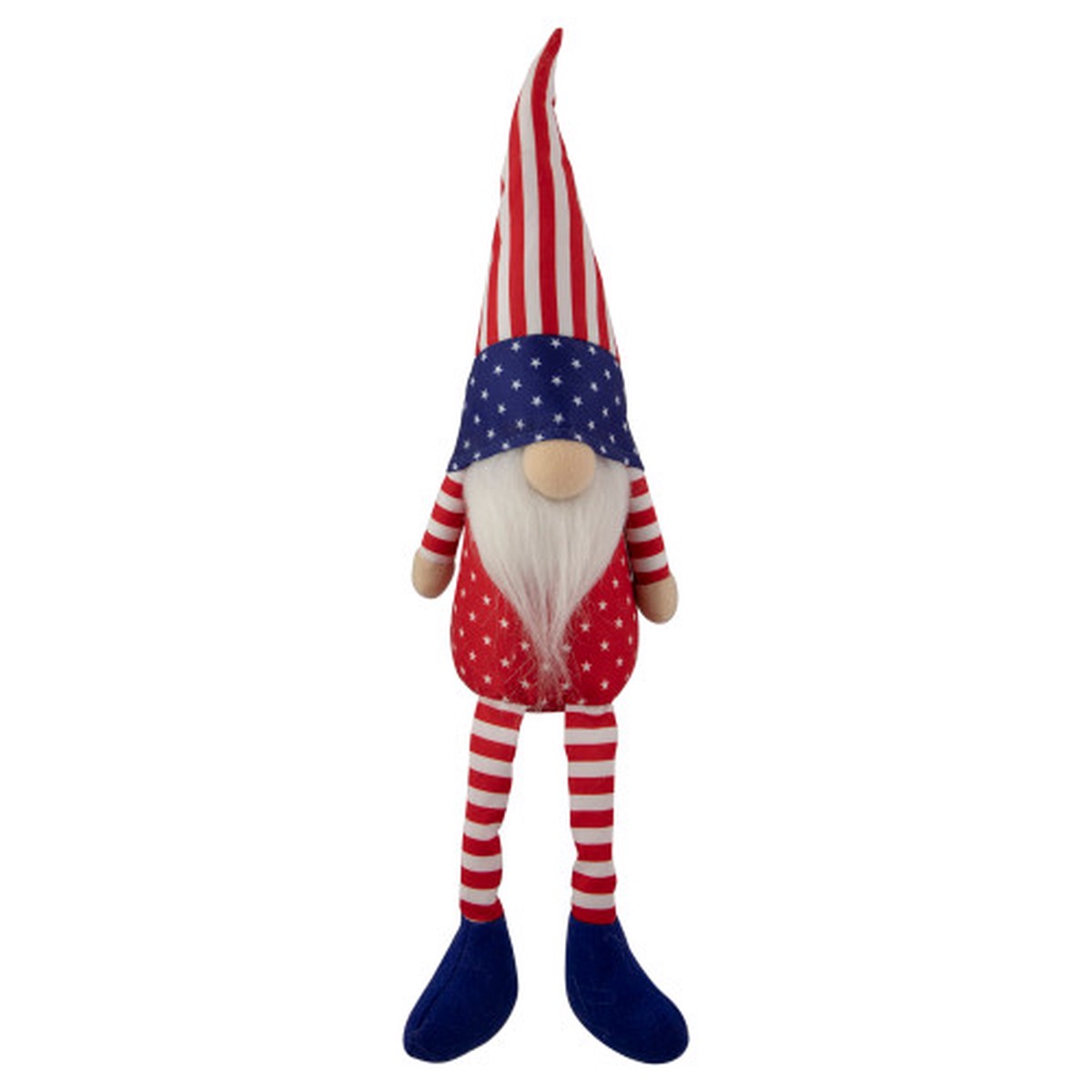 17.75″ Stars and Stripes Patriotic Gnome Boy 4th of July Decoration
