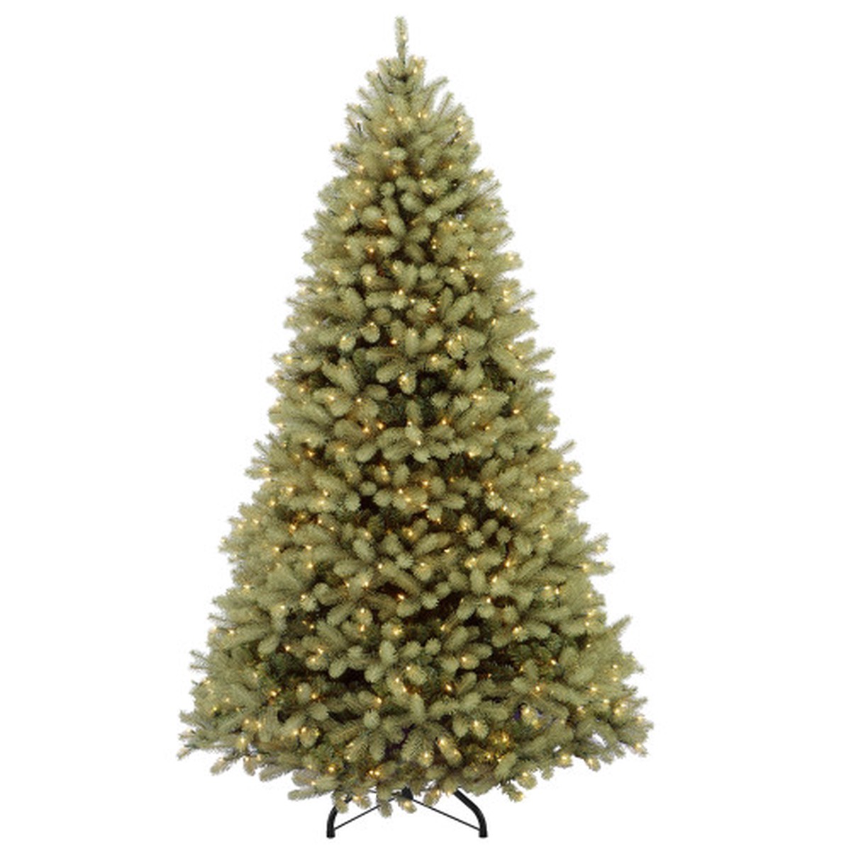 7.5 Pre-Lit Full Downswept Douglas Fir Artificial Christmas Tree, Clear Lights