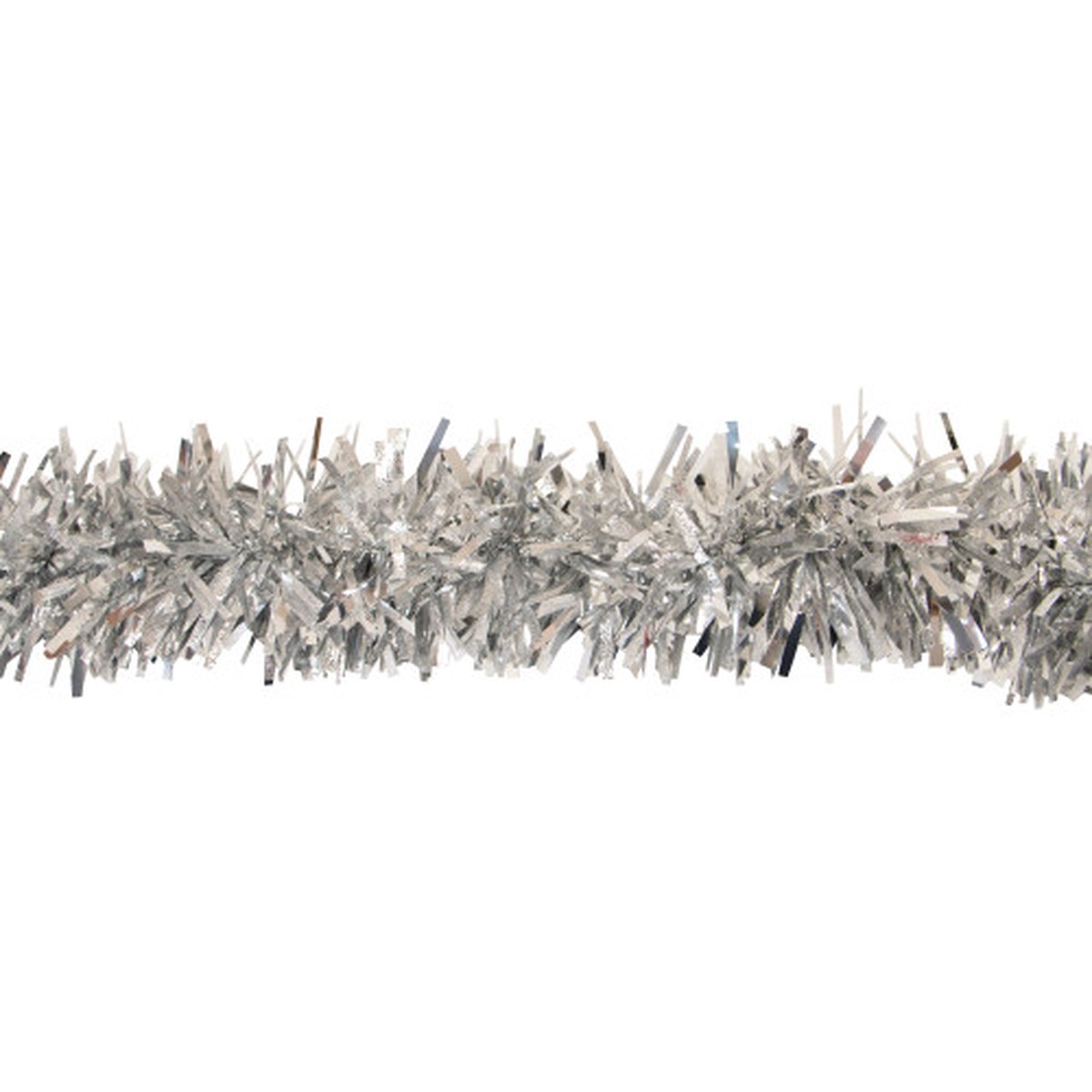 25′ Silver Embossed Contemporary Decorative Party Twist Garland