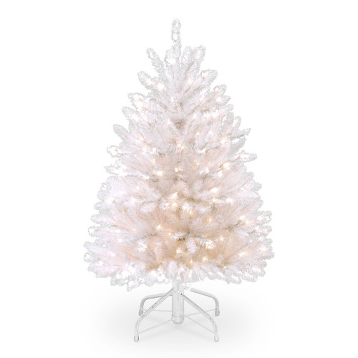 4.5 Pre-lit Dunhill Fir Artificial Christmas Tree Clear Lights