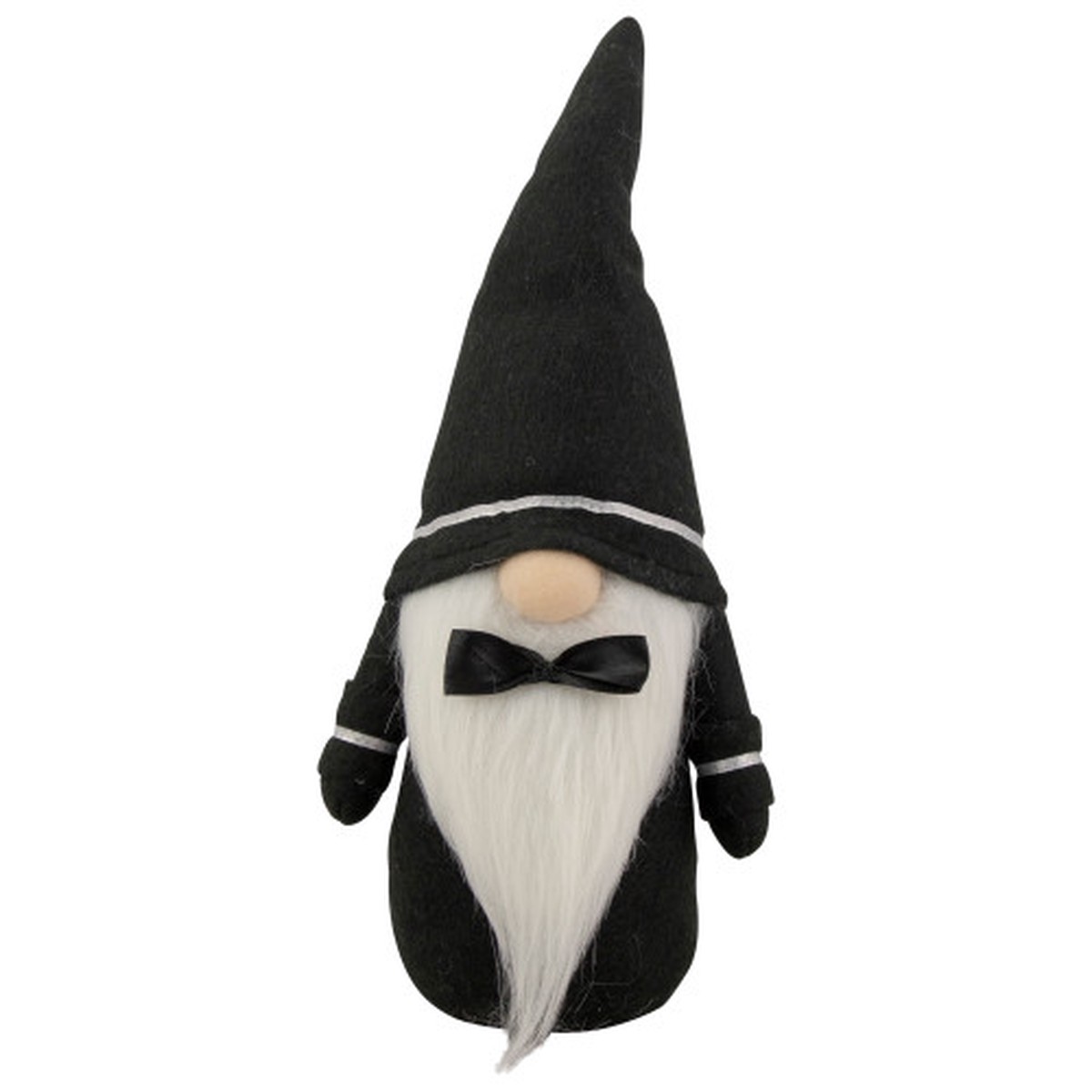 12.5″ Black and White Wedding Day Groom Gnome