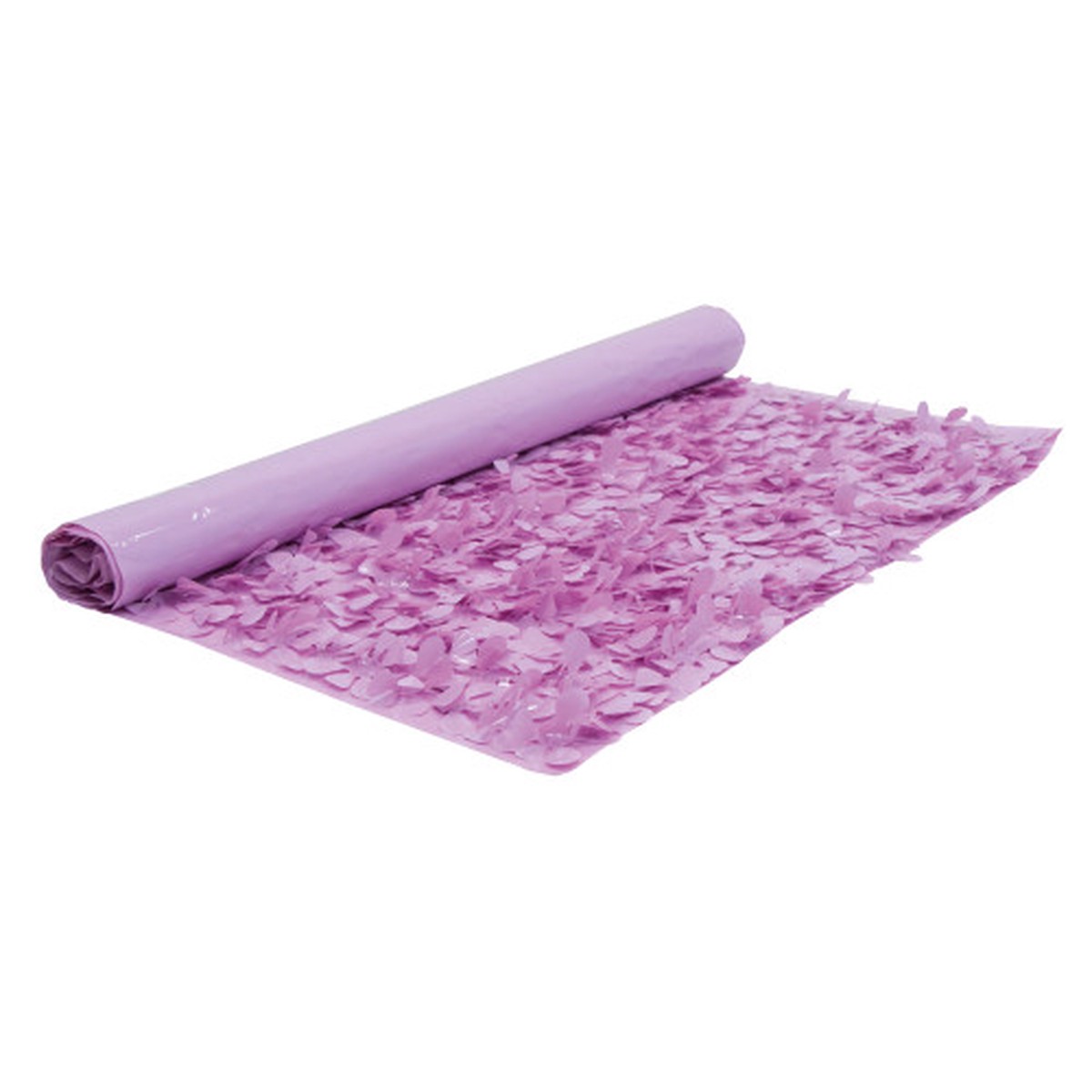 180″ Orchid Purple Contemporary Decorative Floral Sheeting