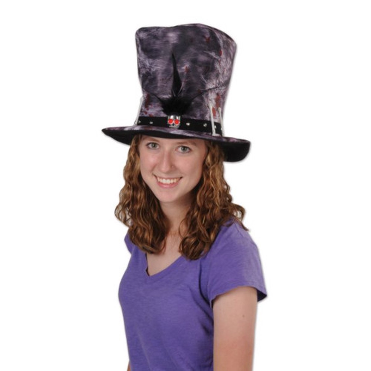 Unisex Plush Voodoo Hat Adult Costume Accessory – One Size – Pack of 6