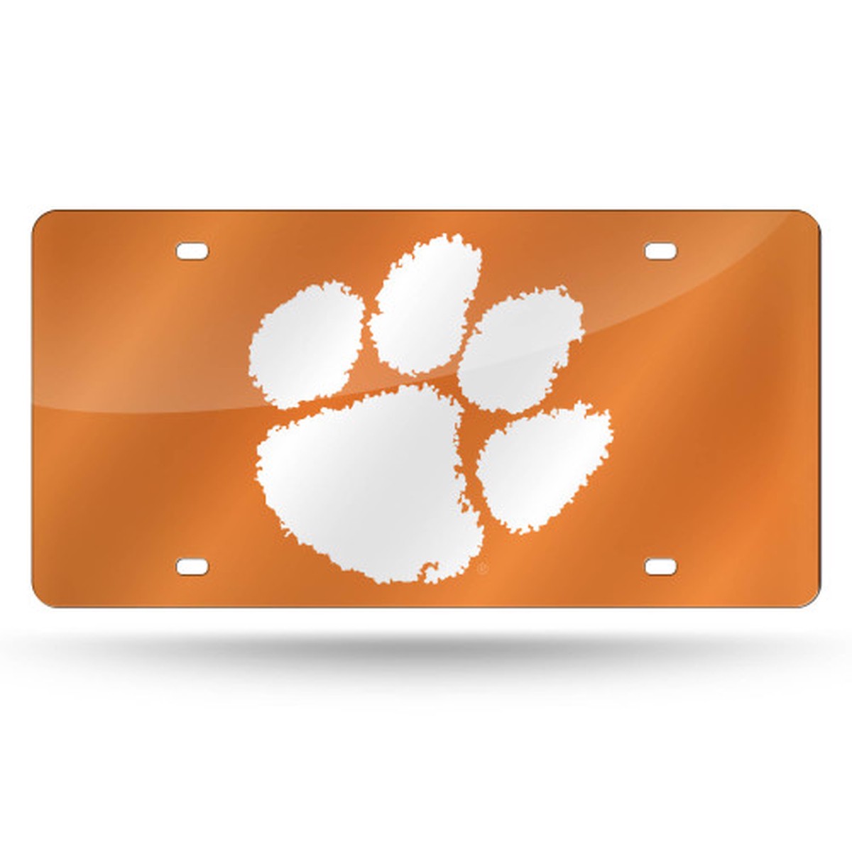 12″ Orange and White College Clemson Tigers Cut Tag