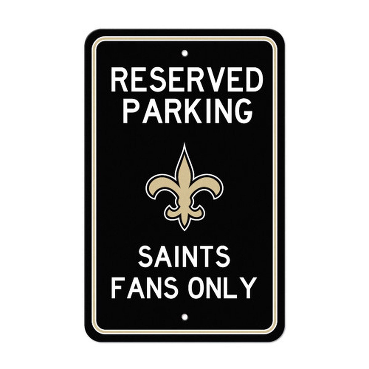 18″ NFL New Orleans Saints ‘Reserved Parking’ Wall Sign