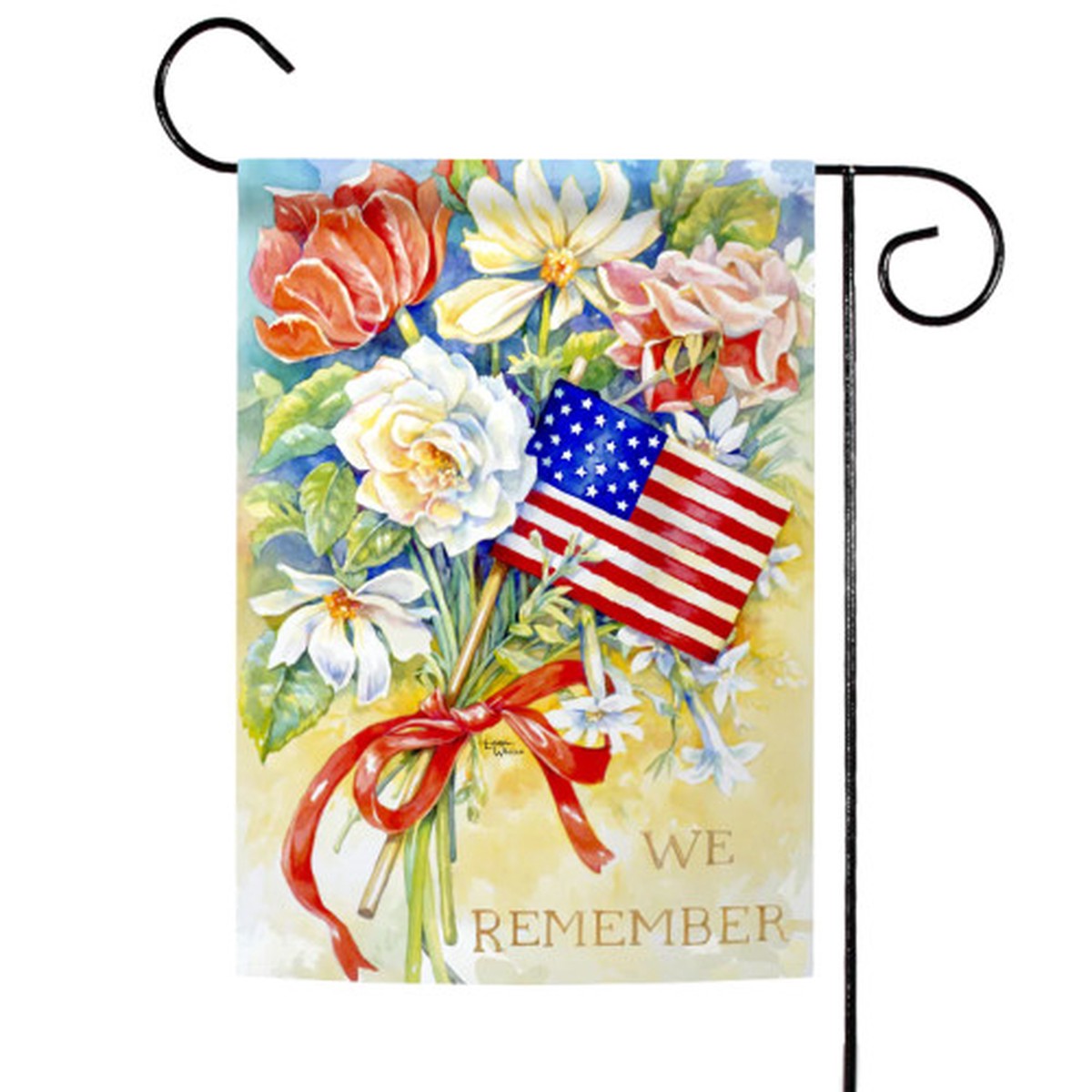 We Remember Patriotic Outdoor Garden Flag 18″ x 12.5″