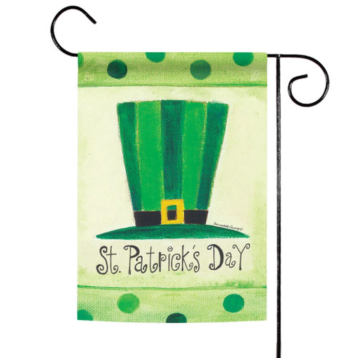 St Patrick’s Hat Outdoor Garden Flag 18″ x 12.5″