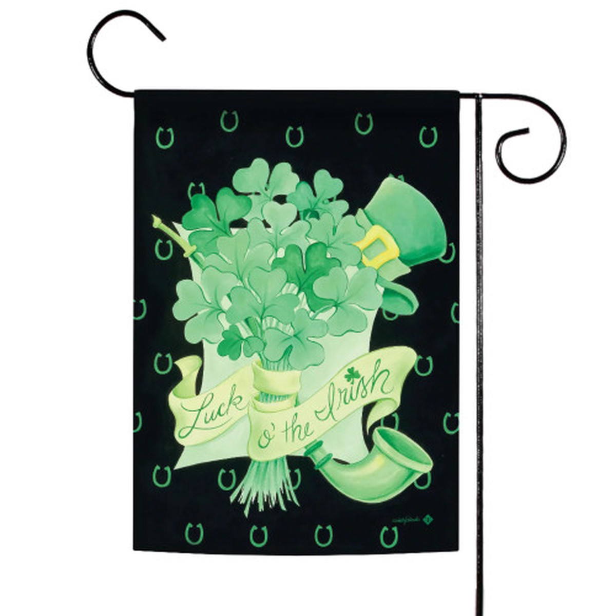 Bouquet “Luck o’ the Irish” Outdoor Garden Flag 18″ x 12.5″