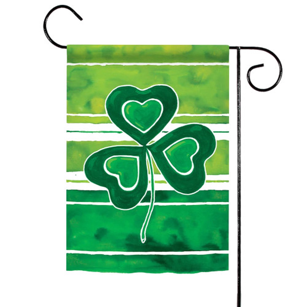St. Patrick’s Day Clover Leaf Outdoor Garden Flag 18″ x 12.5″
