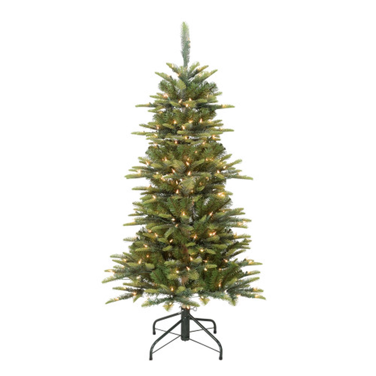 Pre-lit Slim Aspen Fir Artificial Christmas Tree - 4.5 - Clear Lights