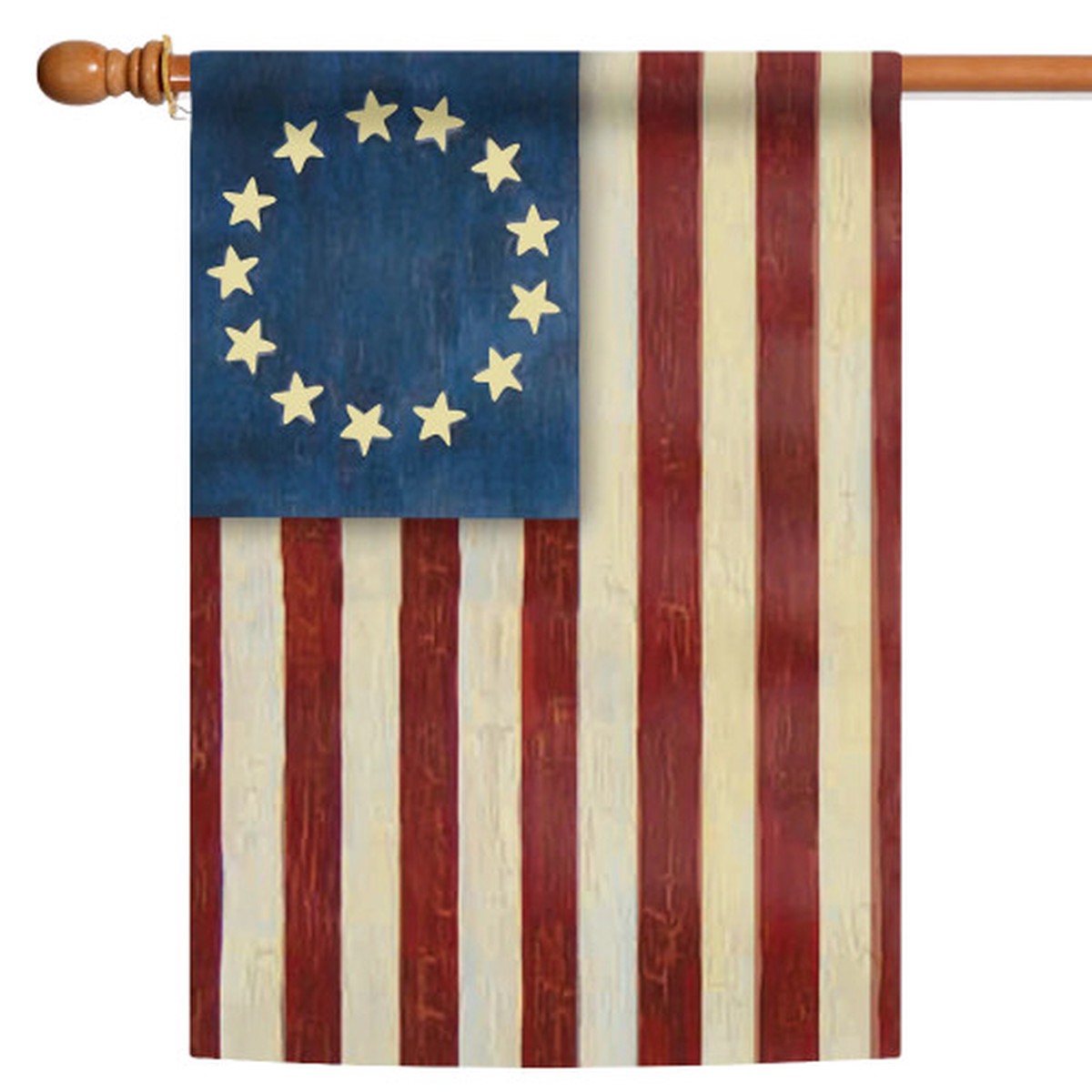 Vintage-Style Betsy Ross USA Flag Patriotic Outdoor Flag – 40″ x 28″