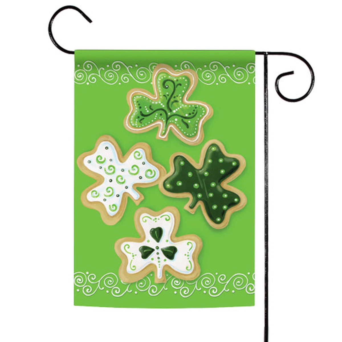 St. Patrick Cookies Outdoor Garden Flag 18″ x 12.5″