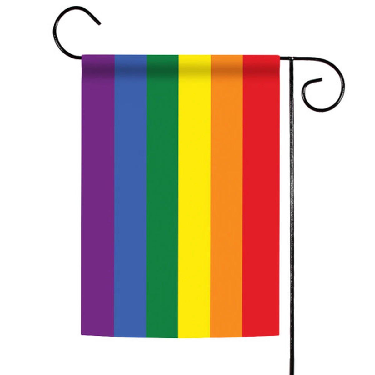 Rainbow Pride Fade Resistant Outdoor Garden Flag – 18″ x 12.5″