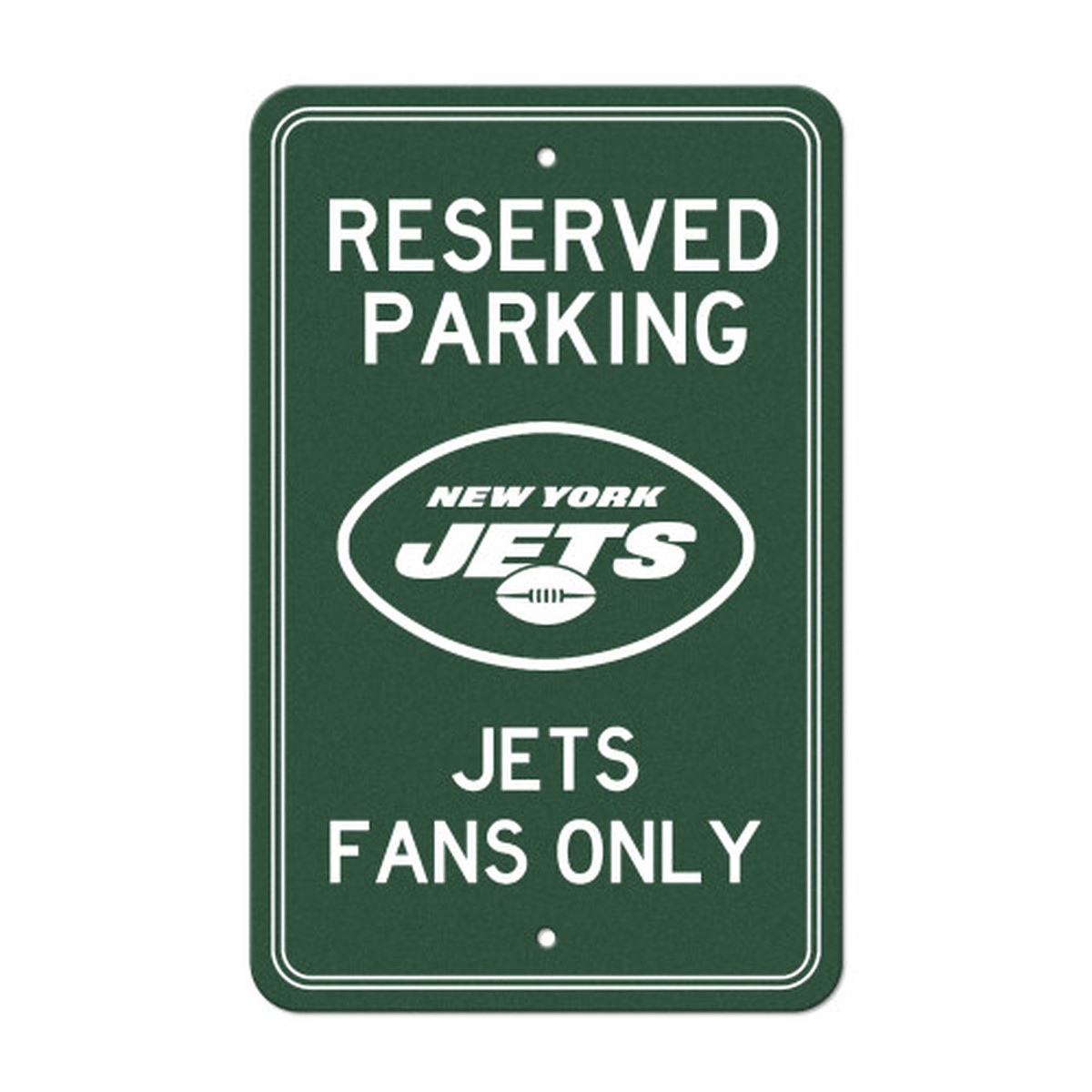 18″ NFL New York Jets ‘Reserved Parking’ Wall Sign