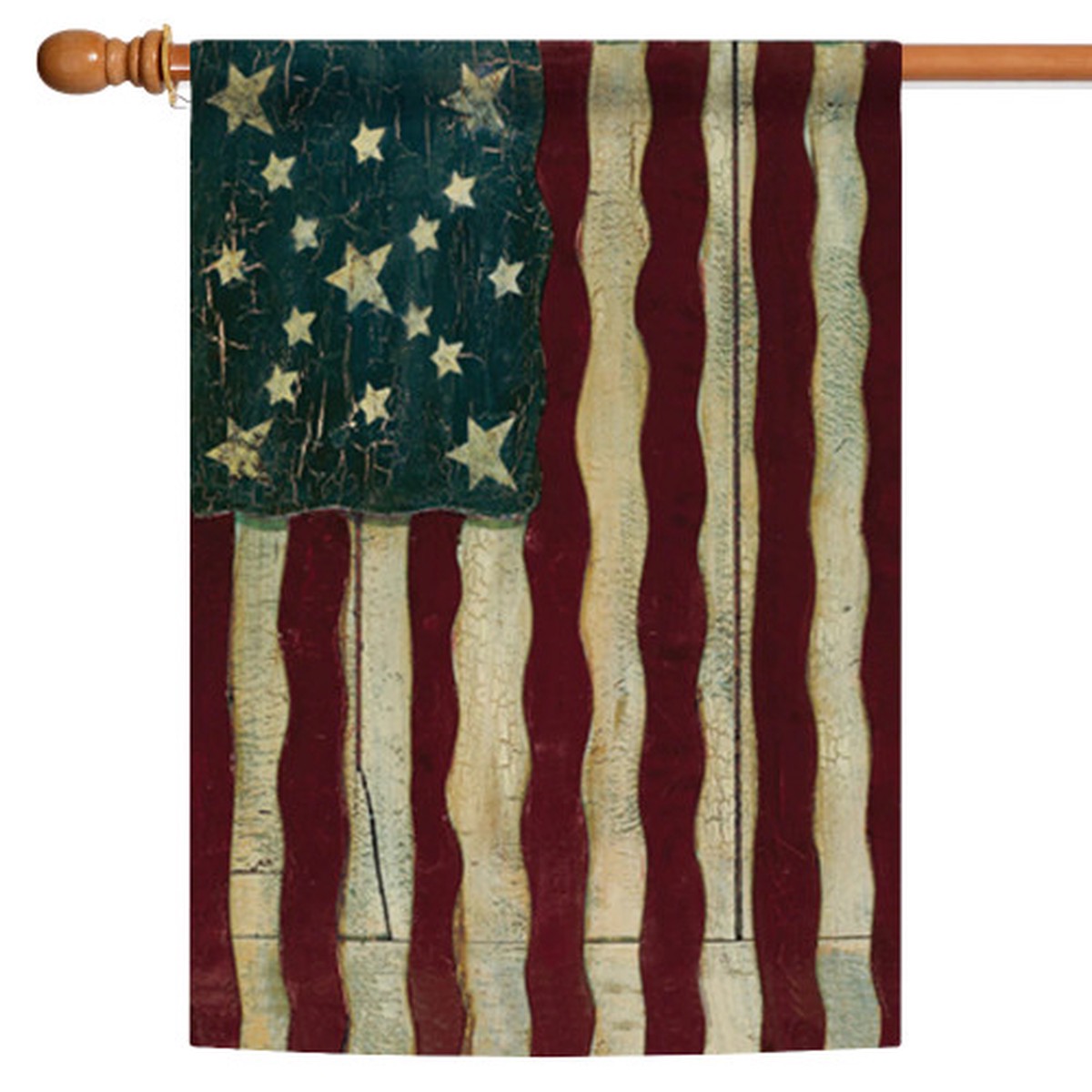 Vintage-Style USA Flag Freedom’s Gate Patriotic Outdoor Flag – 40″ x 28″