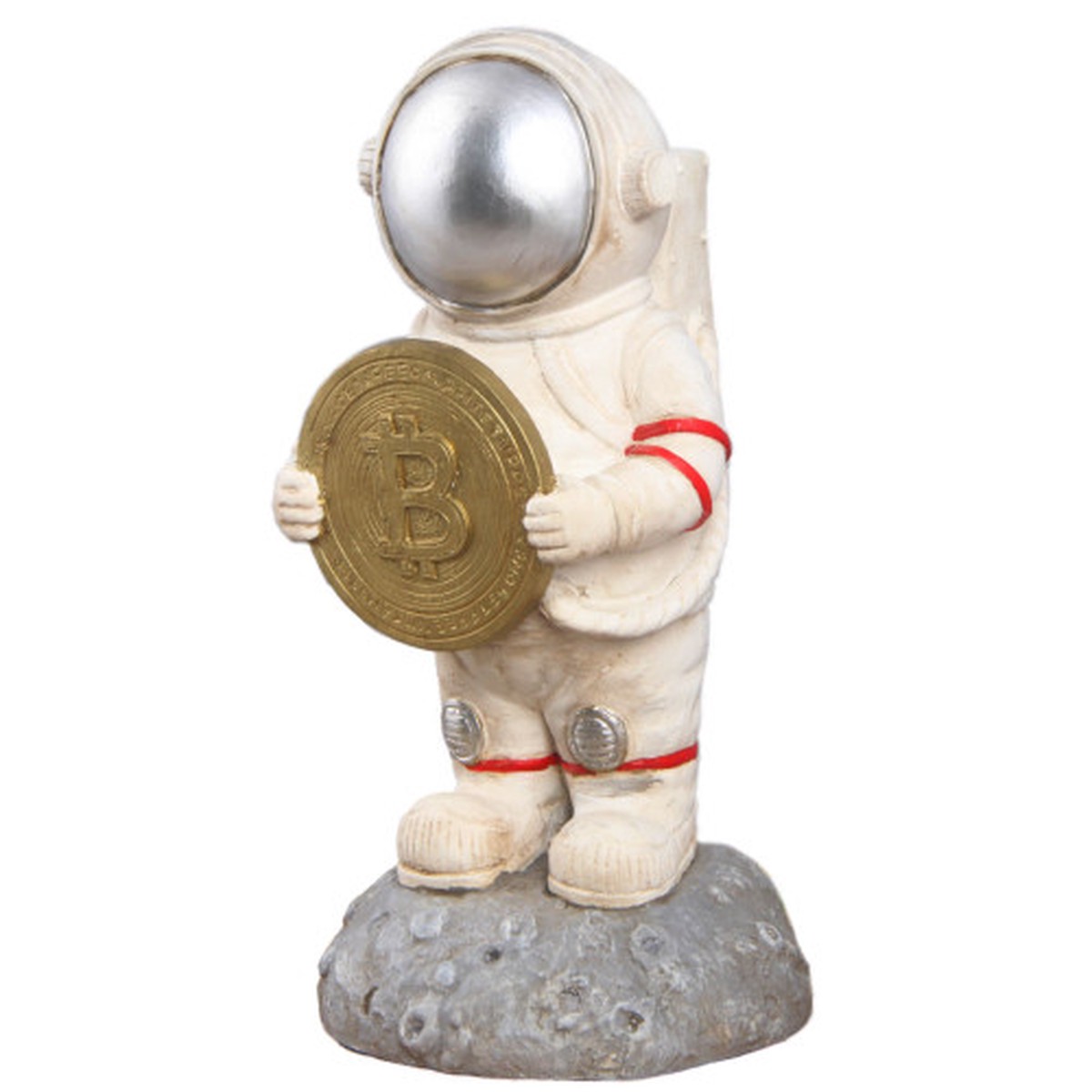 10″ Astronaut Standing on Moon Outdoor Garden Statue
