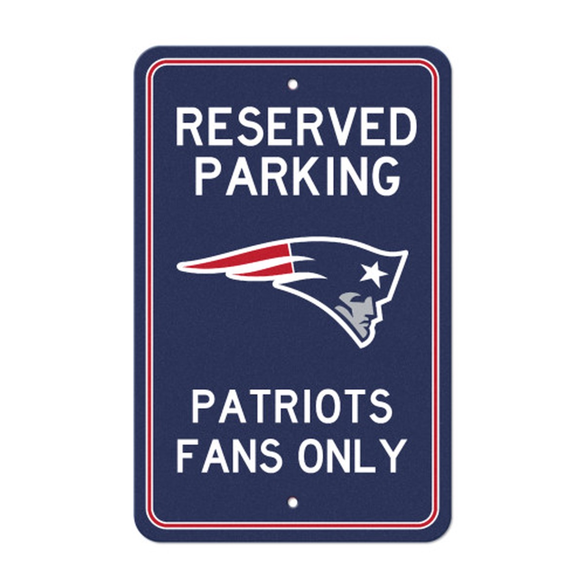 18″ NFL New England Patriots ‘Reserved Parking’ Wall Sign