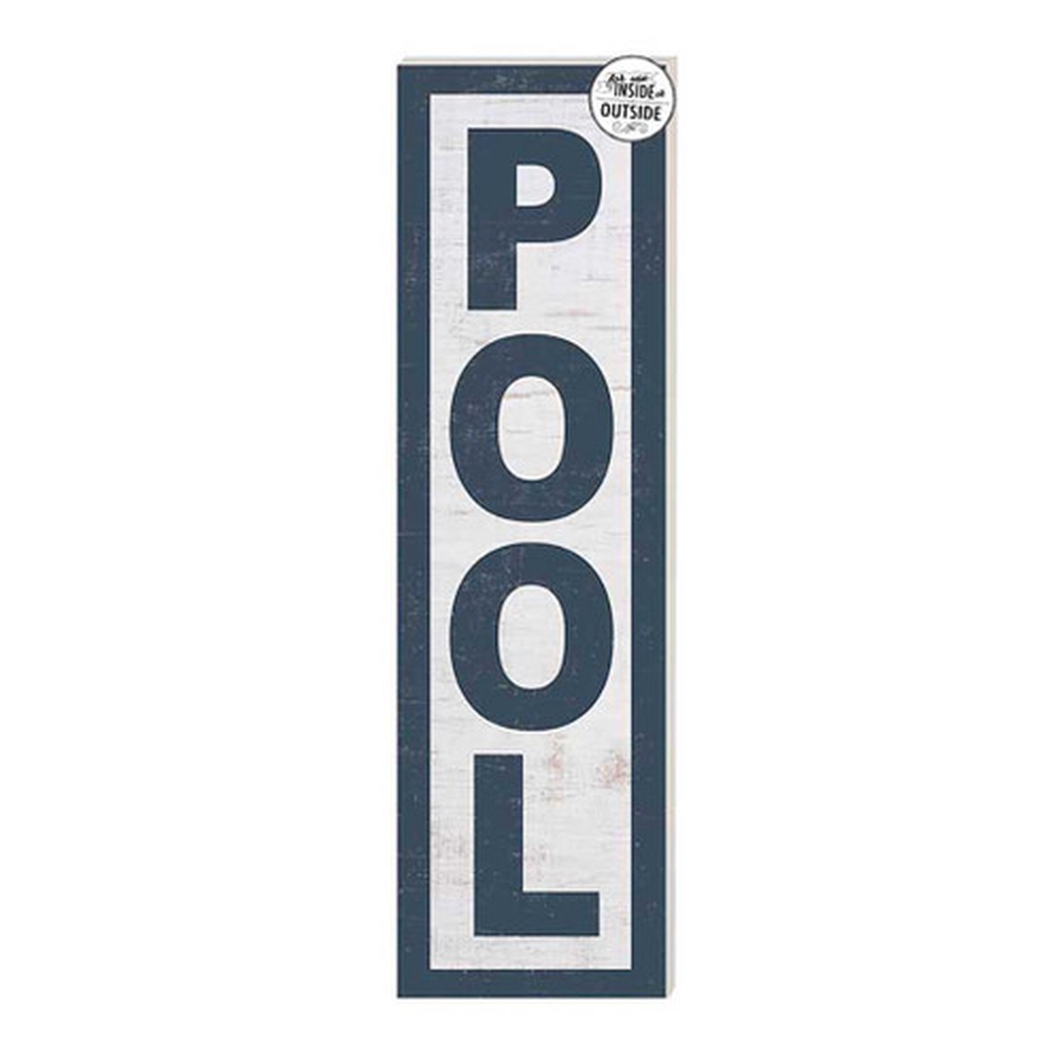 Weather and Fade Resistant “Pool” Rectangular Outdoor Wall Sign – 35″