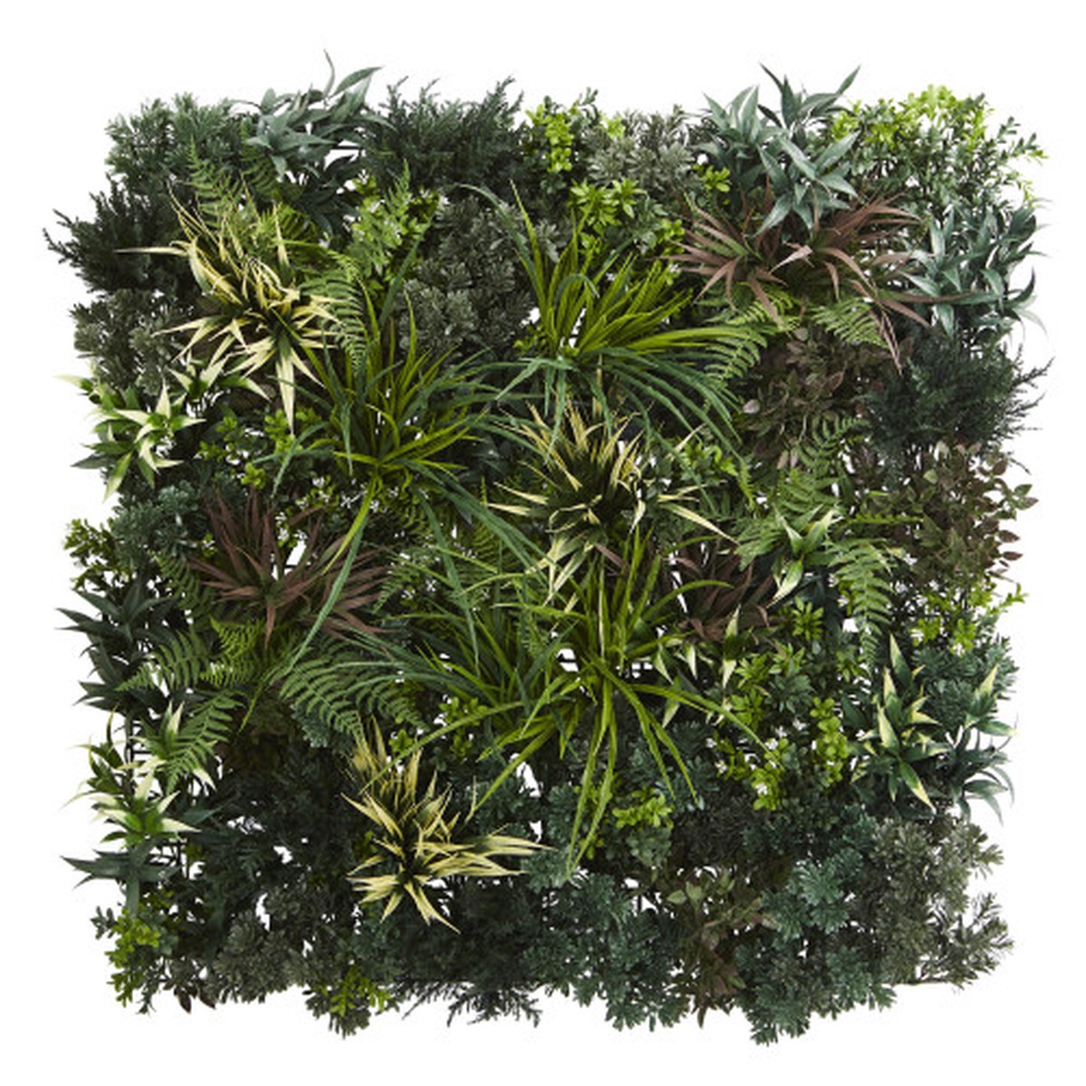 3' Artificial Living Wall Panel Outdoor UV Resistant Fern