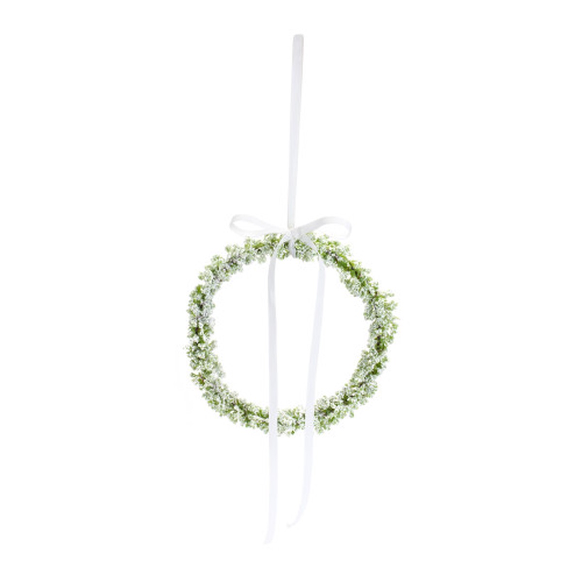 Set of 6 Frosted Berry Christmas Wreaths 7″