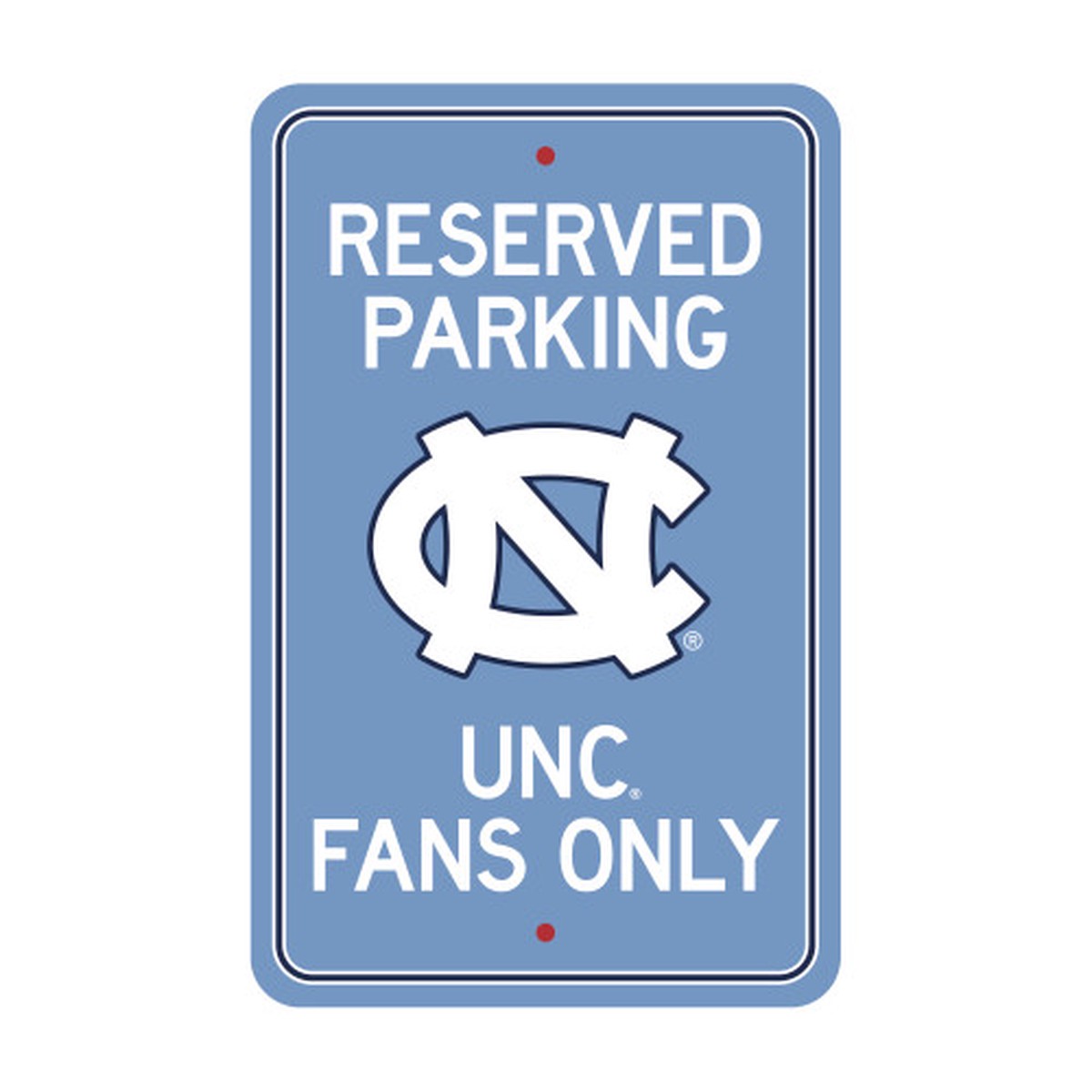 18″ NCAA North Carolina Tar Heels ‘Reserved Parking’ Wall Sign