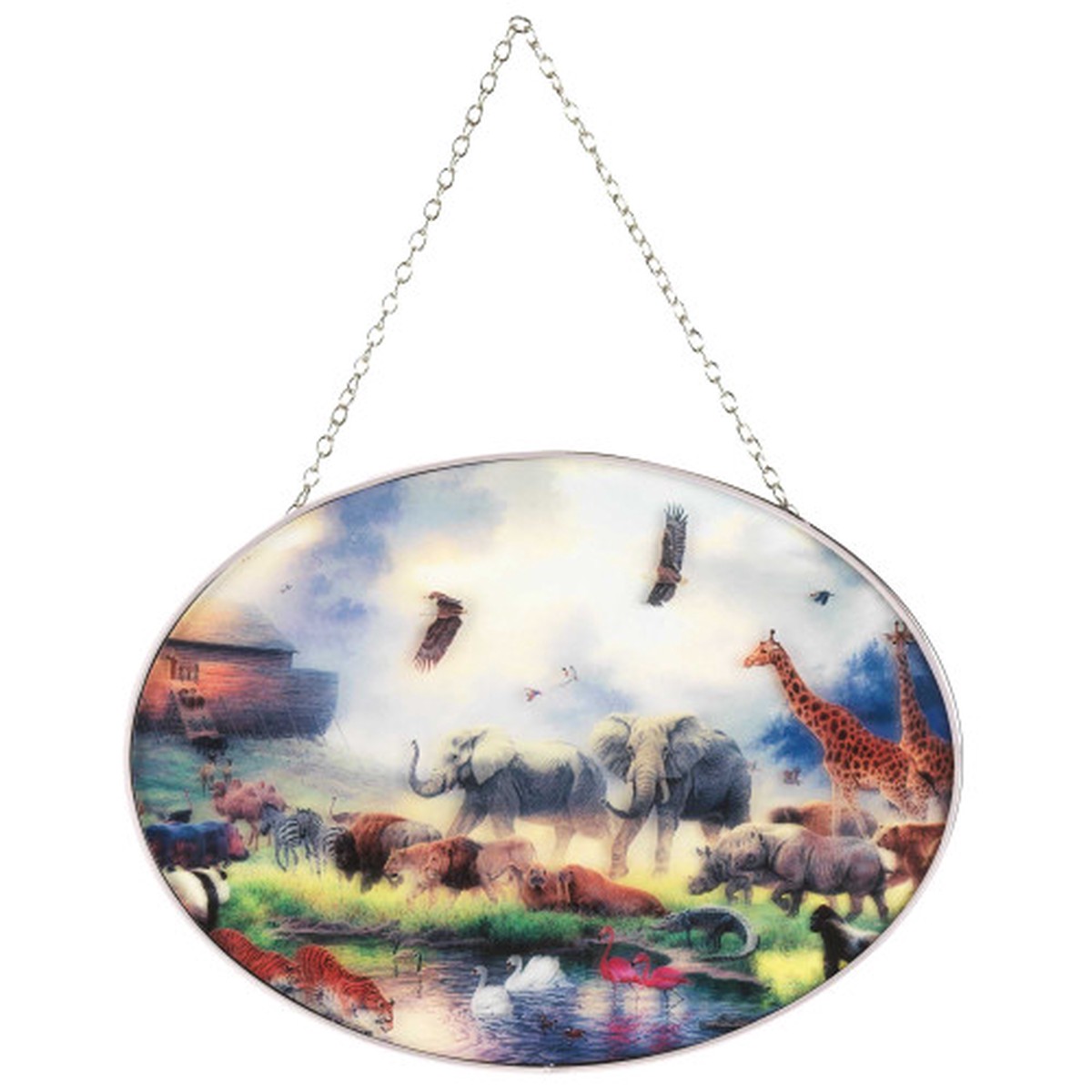 9″ Noah’s Ark Window Suncatcher Decoration
