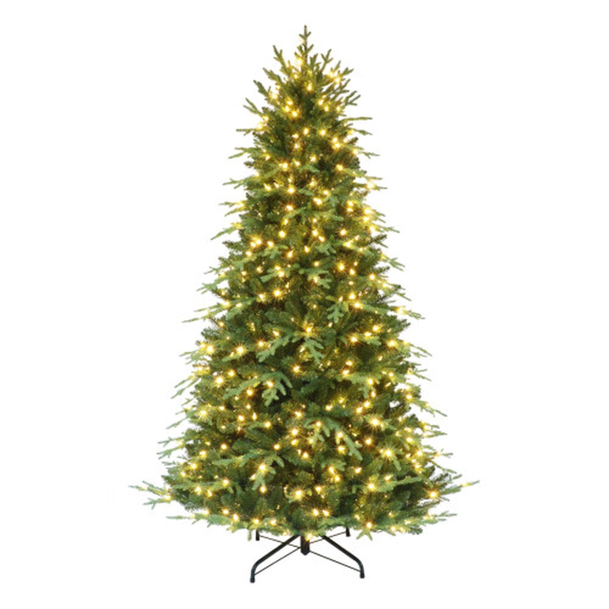 Pre-lit Medium Galveston Artificial Christmas Tree – 7.5 – Color Select Lights