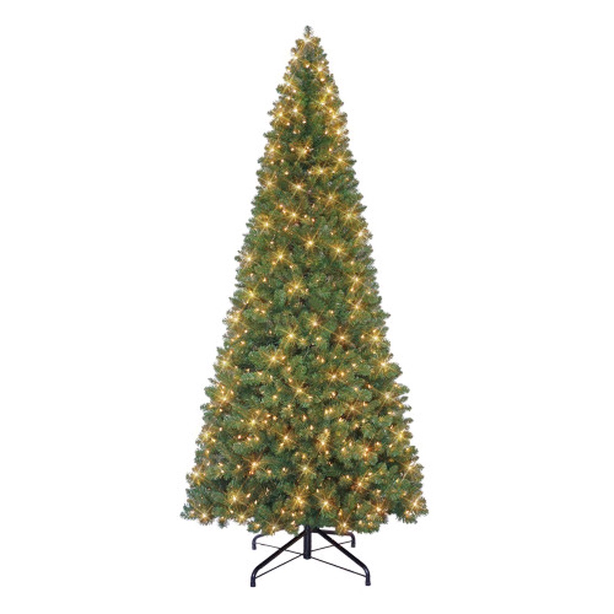 Pre-Lit Medium Virginia Pine Artificial Christmas Tree - 9 - Clear Lights