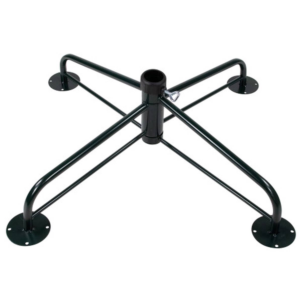 36" Folding Green Metal Tree Stand for 9'-14' Artificial Trees with 2" Pole Diameter