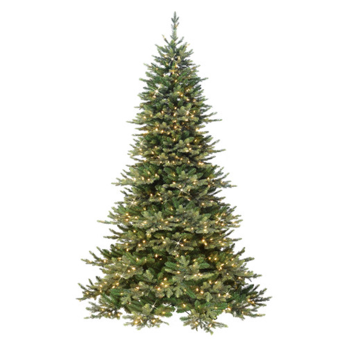Pre-lit Downswept Douglas Fir Artificial Christmas Tree – 6.5 – Clear Lights