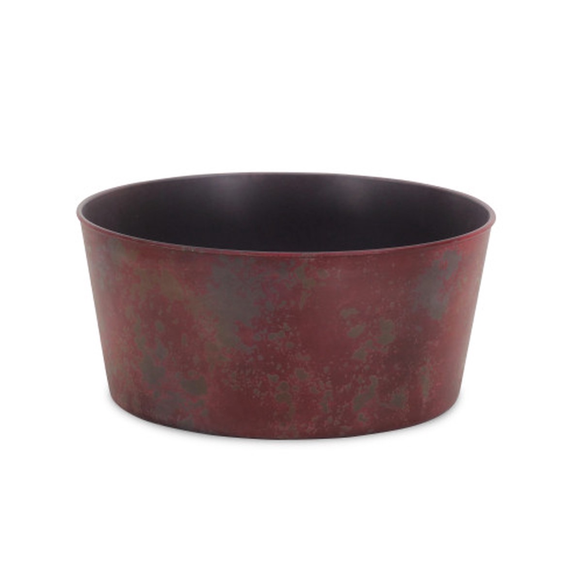 11.5″ Rustic Red Watertight Round Tapered Planter