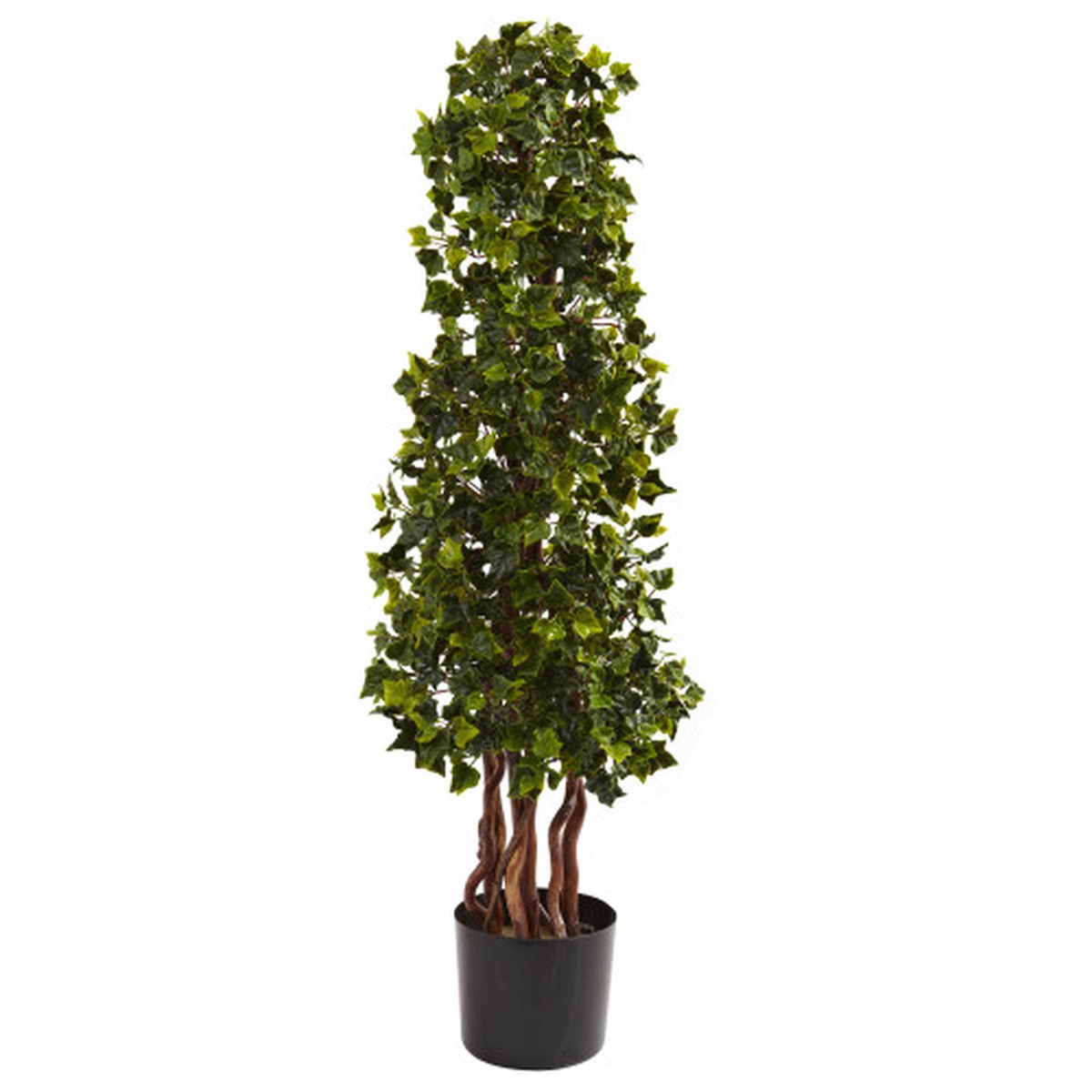 3.5' English Ivy Spiral Artificial Potted Outdoor Tree