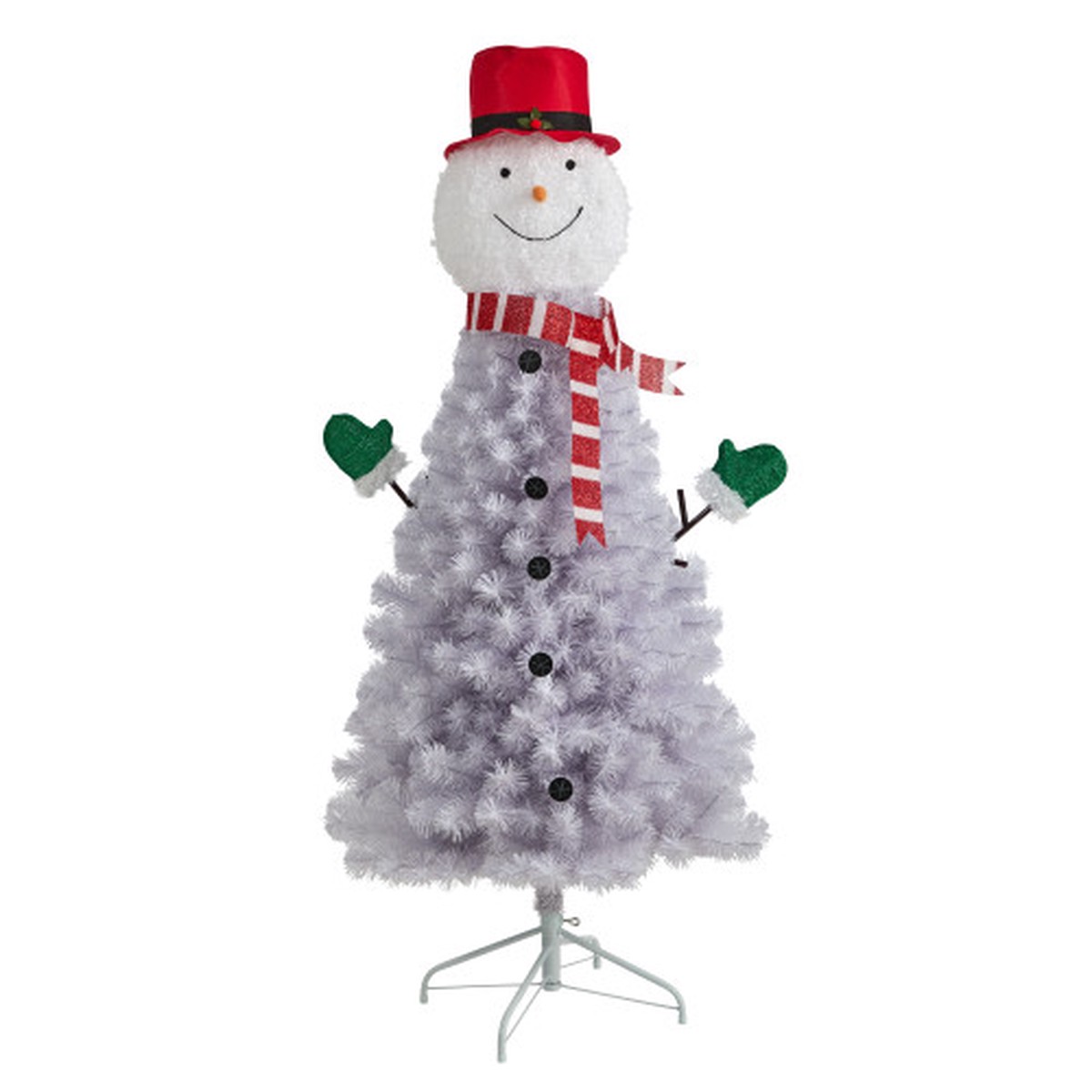 5 Snowman Artificial Christmas Tree, Unlit