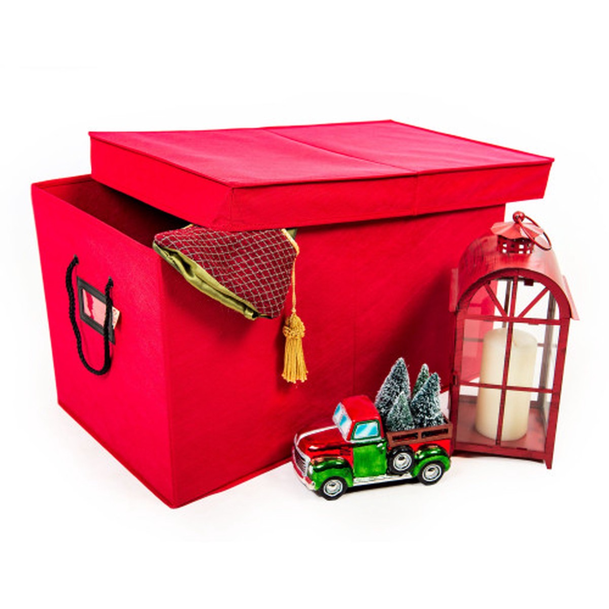 14.75″ x 24.75″ Candy Red Multi Use Christmas Storage Box