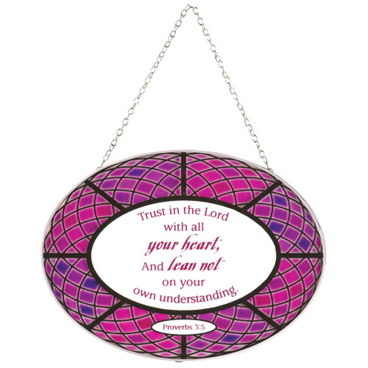 9″ Trust in the Lord Window Outdoor Suncatcher Decoration
