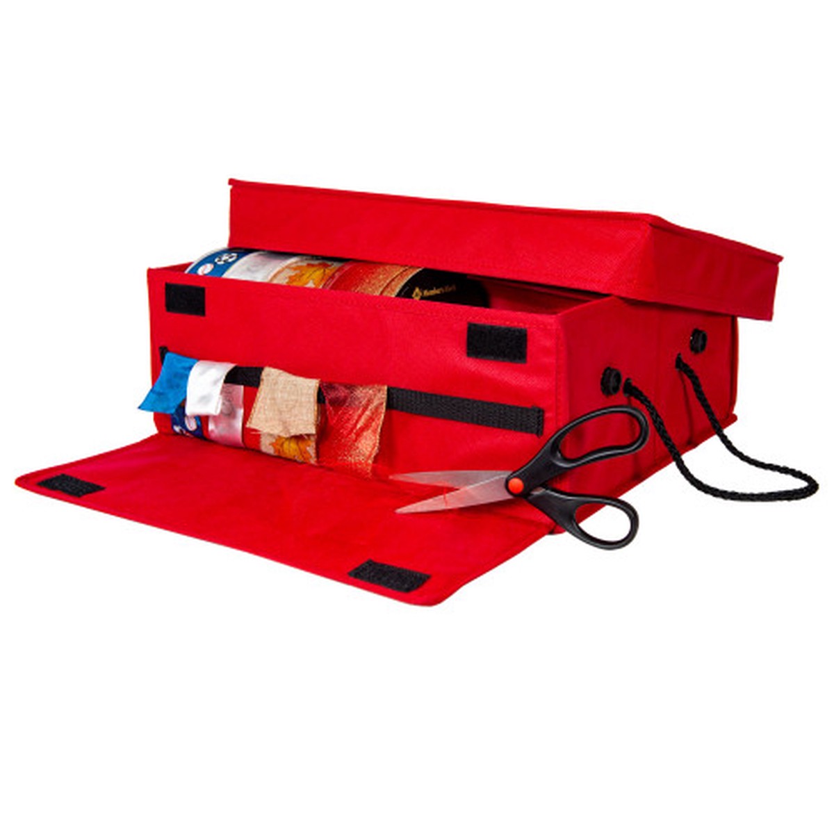 13.75″ x 16.75″ Candy Red Ribbon Christmas Storage Box