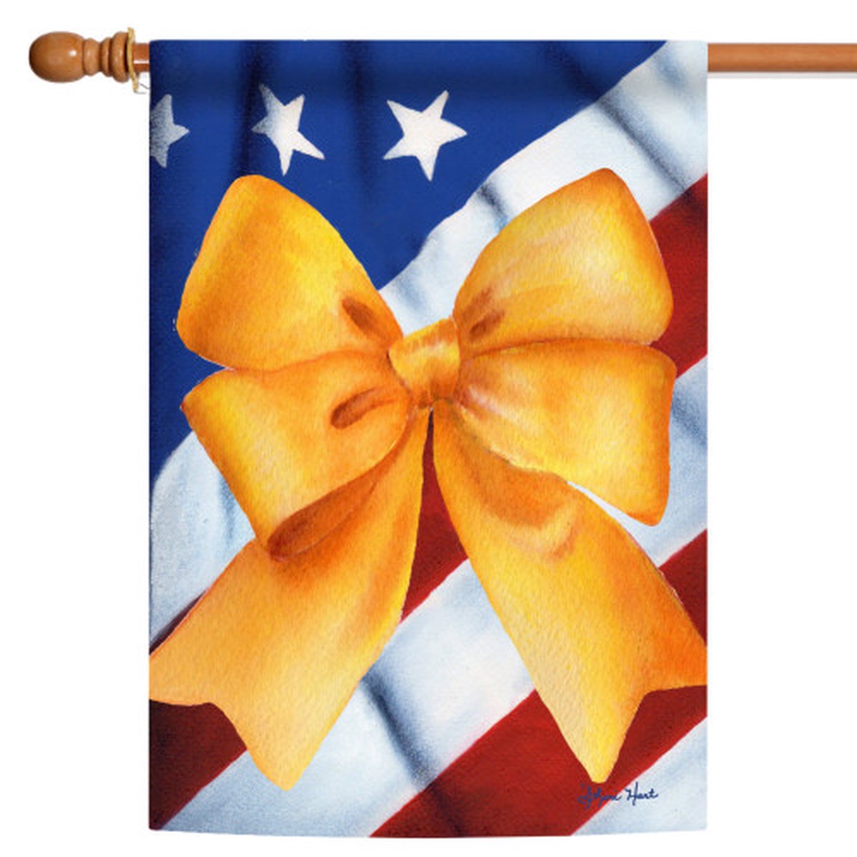 US Flag Support and Remembrance Patriotic Outdoor Flag – 40″ x 28″