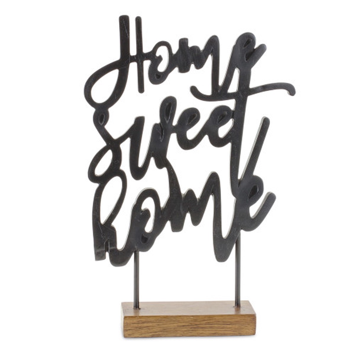 11.25″ Black “Home Sweet Home” Tabletop Sign