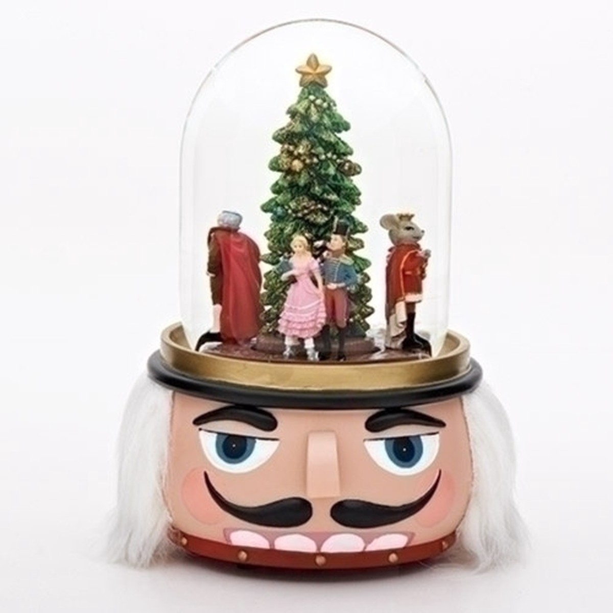 13.25″ Nutcracker Christmas Musical Snow Globe