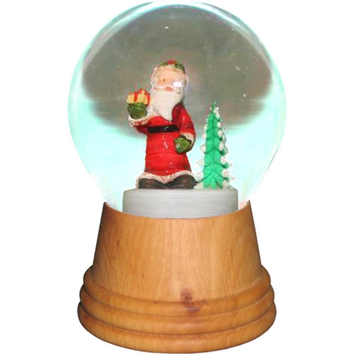 5″ Perzy Santa with Tree Christmas Snow Globe