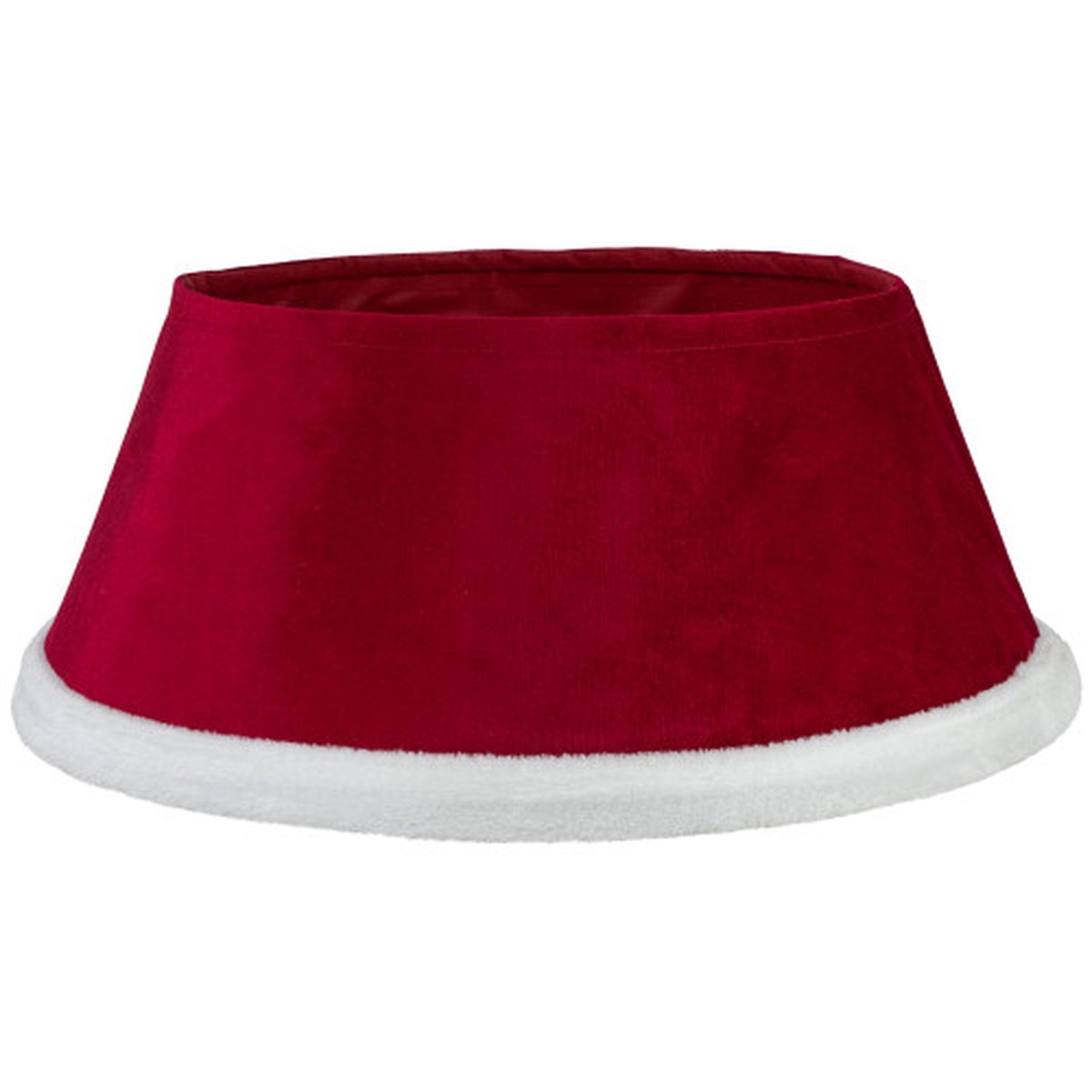 25″ Red Santa Suit Round Christmas Tree Collar