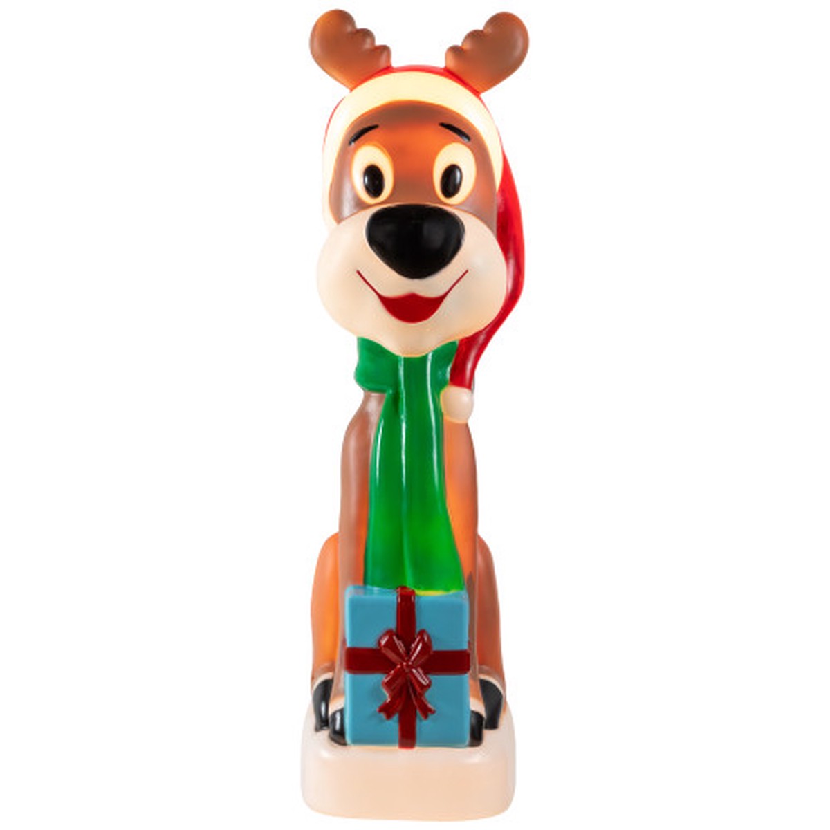 40″ Lighted Blow Mold Reindeer Outdoor Christmas Decoration