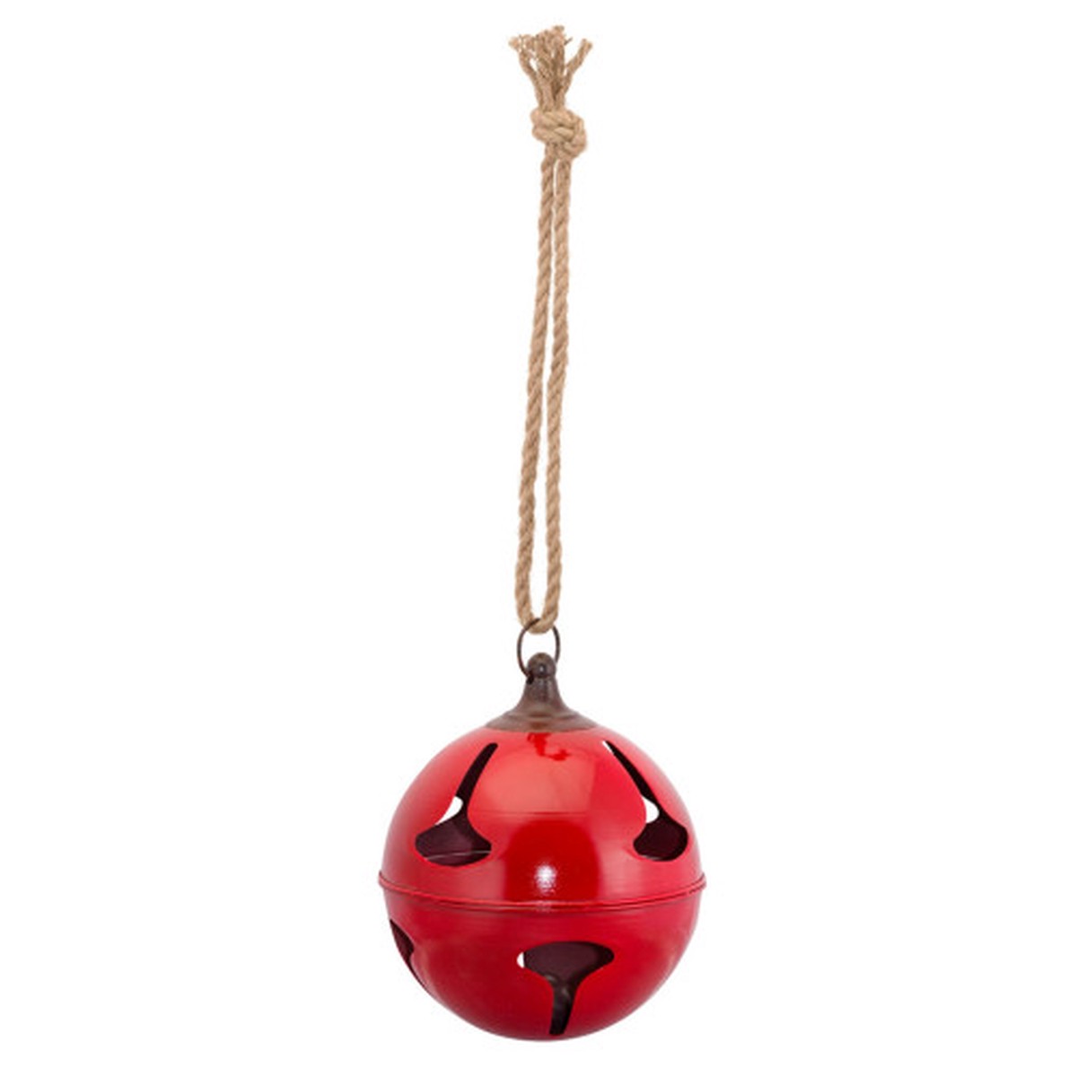 Set of 2 Red Sleigh Bell Christmas Ornaments 29"