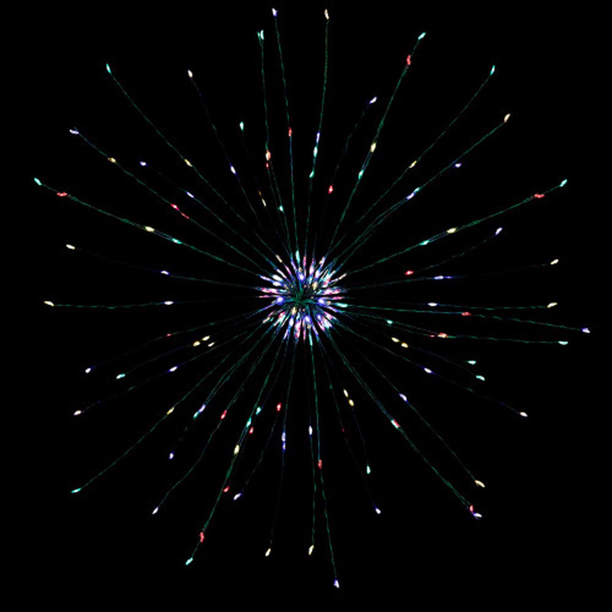 20″ LED Lighted Firework Branch Christmas Decoration Micro Fairy Multi-Color Lights