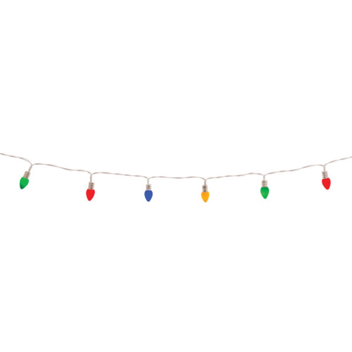 Battery Operated LED Christmas String Lights - 8' - Multicolor Lights