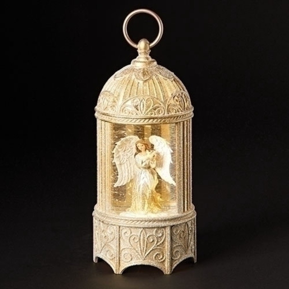10.25″ LED Lighted Angel Christmas Snow Globe Lantern