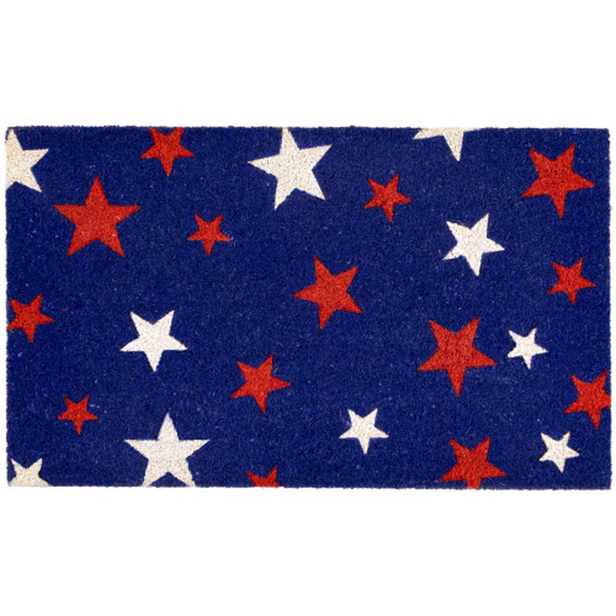 18″ x 30″ Americana Stars Outdoor Coir Non-Skid 4th of July Doormat