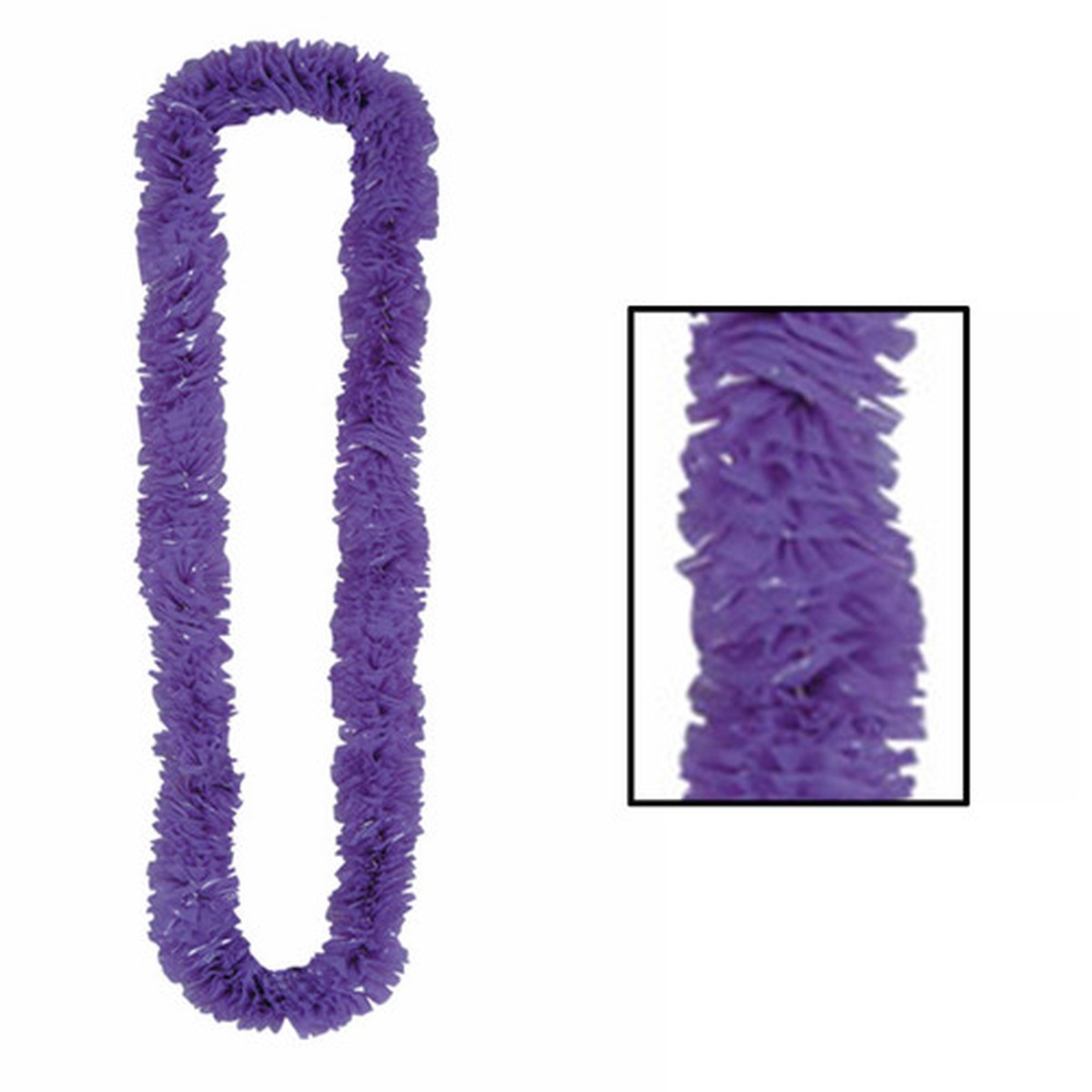 Tropical Soft-Twist Hawaiian Lei Necklace Party Set – 36″ – Purple – Pack of 144