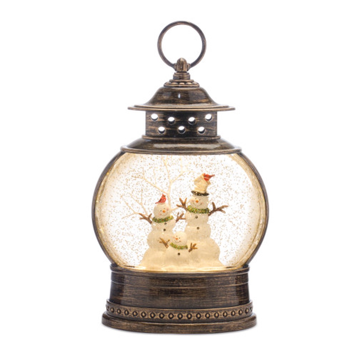 11.5″ LED Lighted Snowman Family Christmas Snow Globe